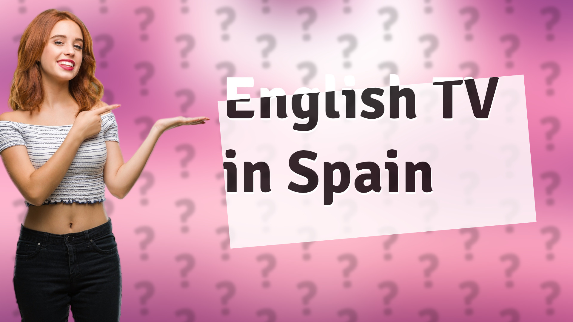 English TV in Spain