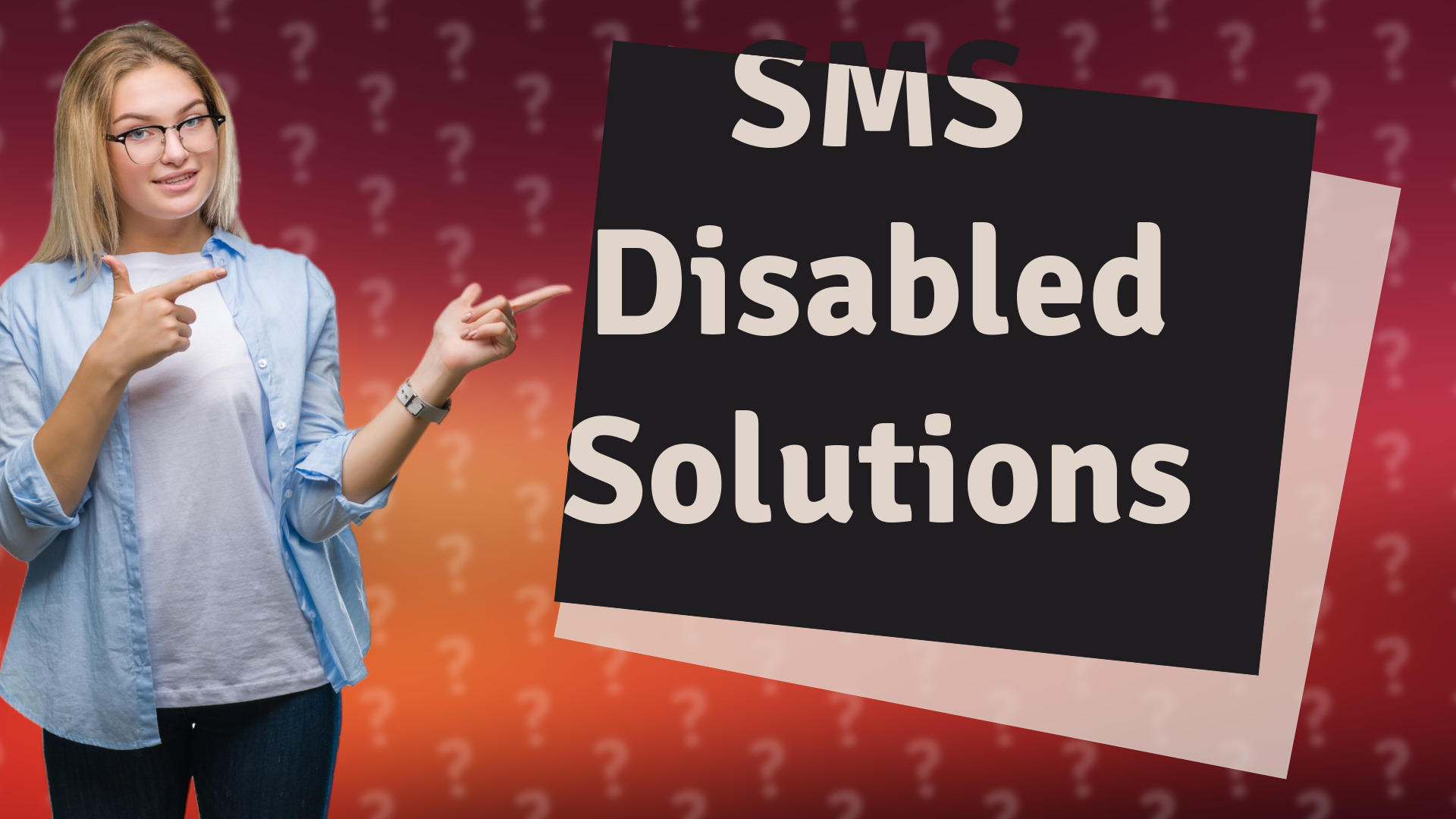 SMS Disabled Solutions