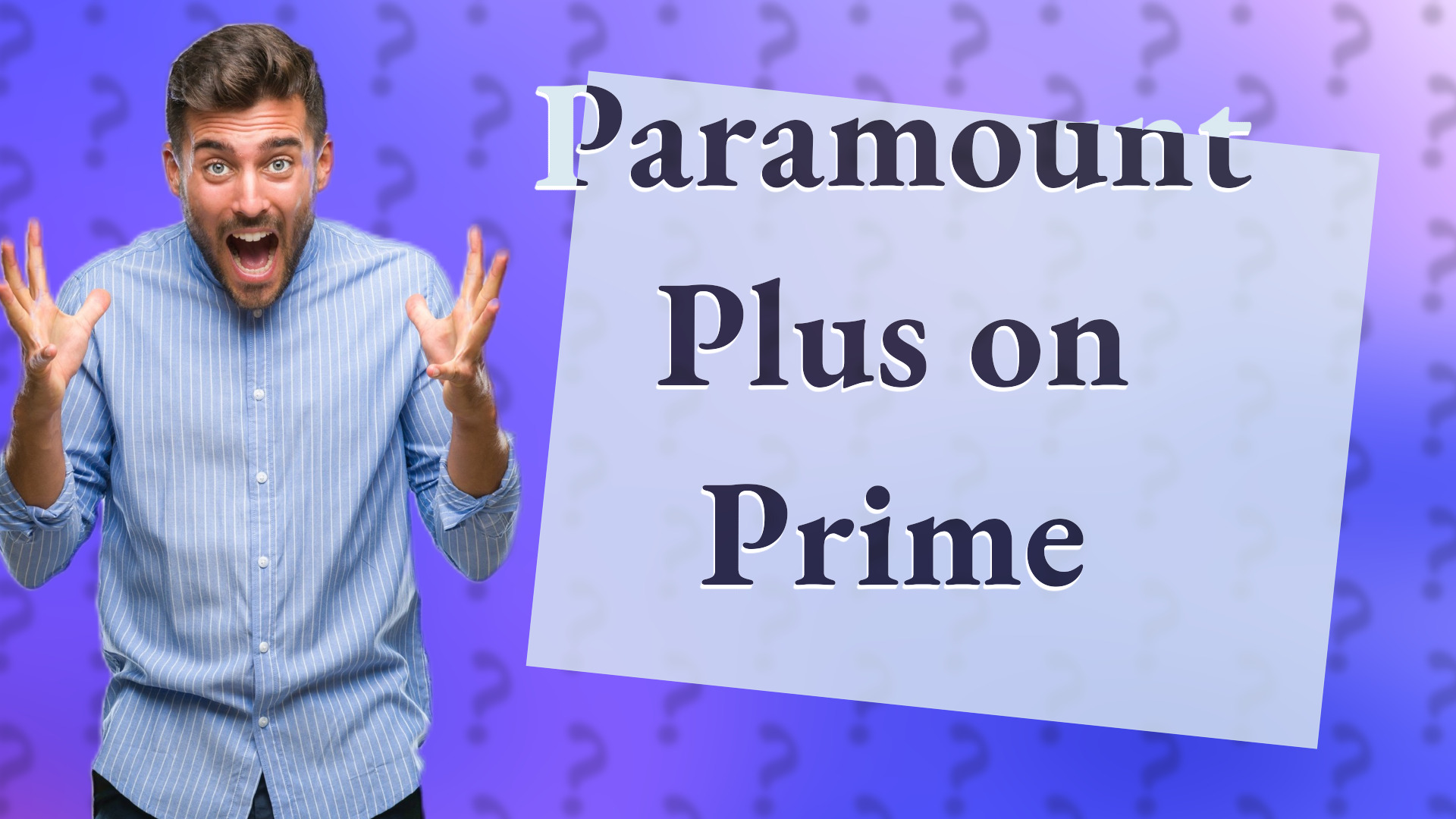 Paramount Plus on Prime