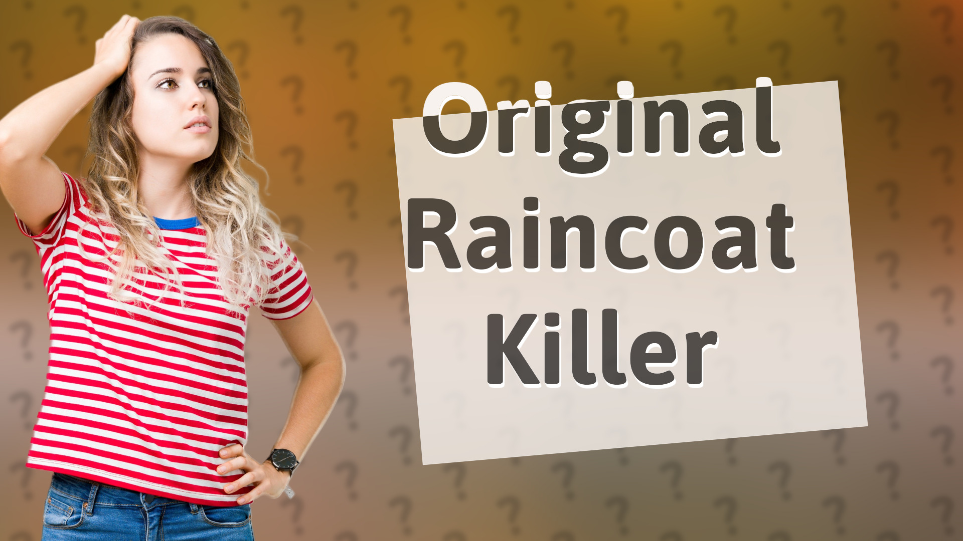 Original Raincoat Killer