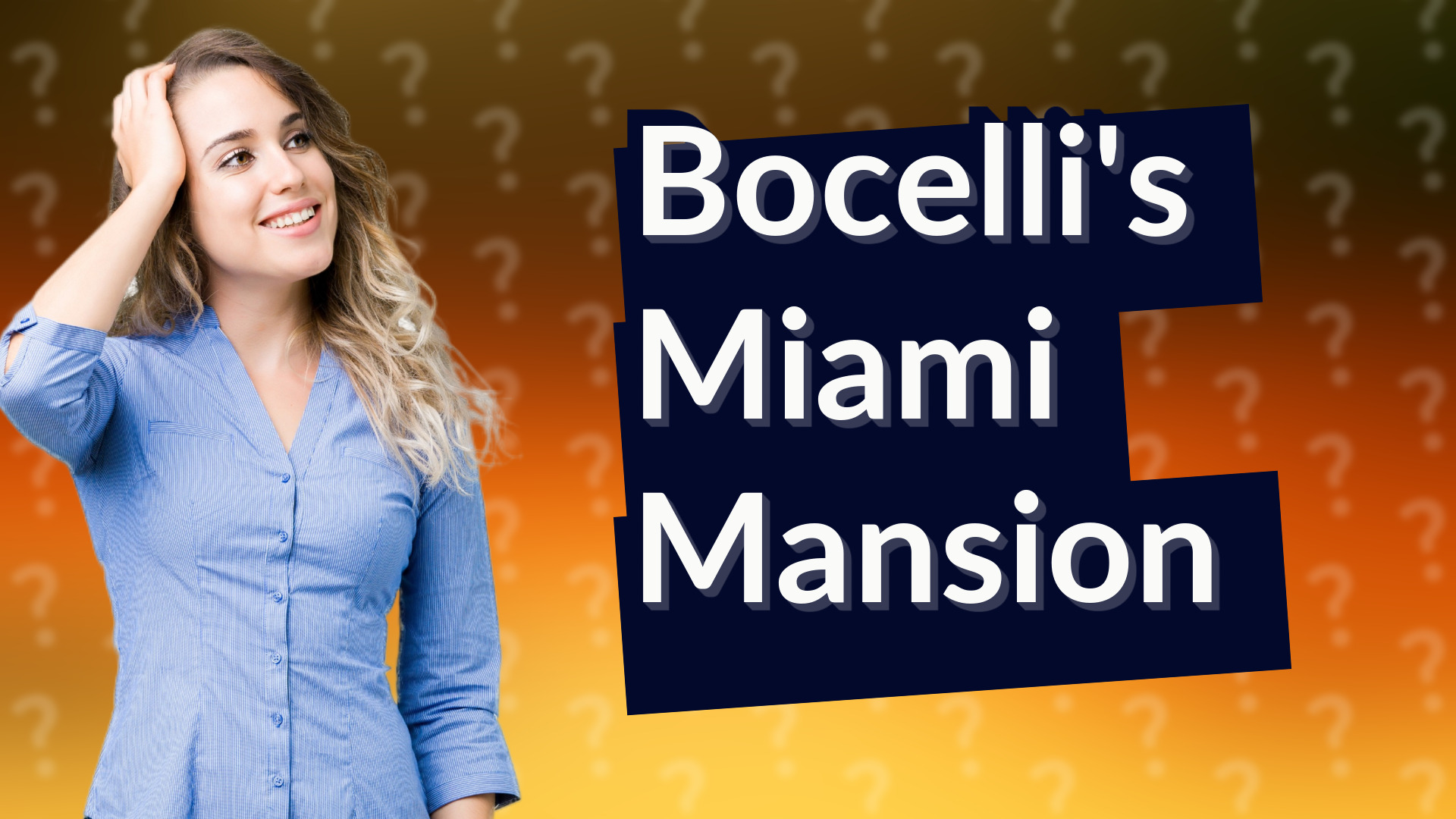 Bocelli's Miami Mansion