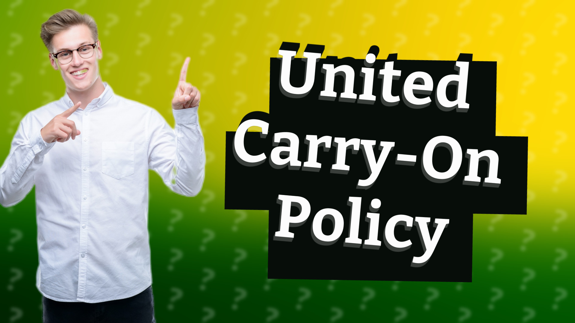 United Carry-On Policy