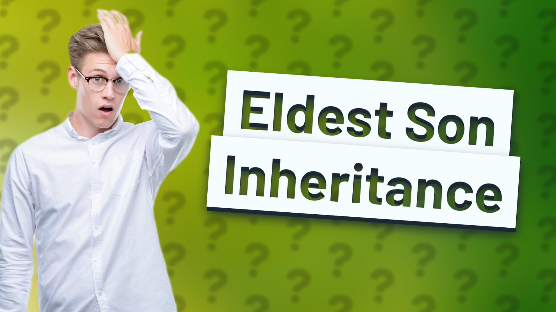 Eldest Son Inheritance