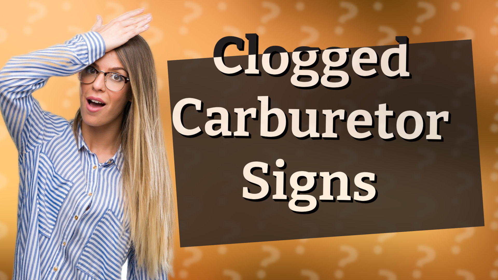 Clogged Carburetor Signs