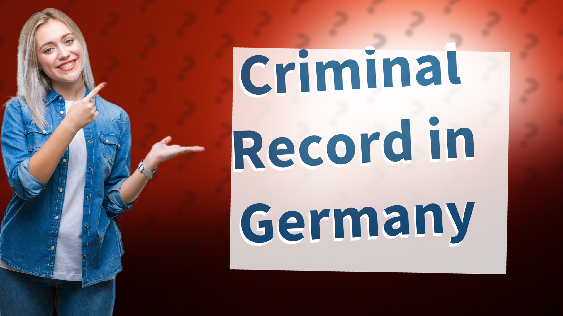 Criminal Record in Germany