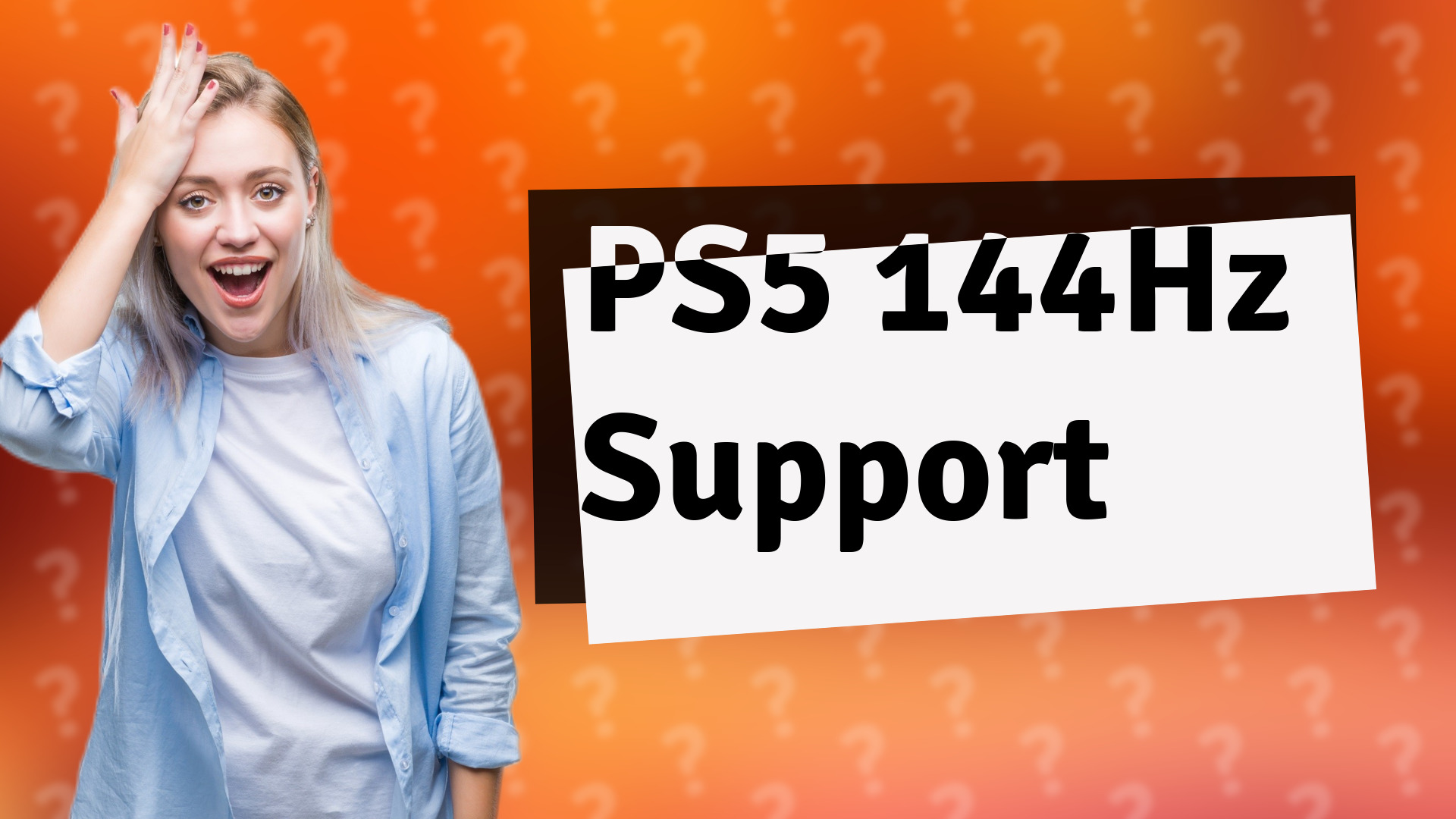 PS5 144Hz Support