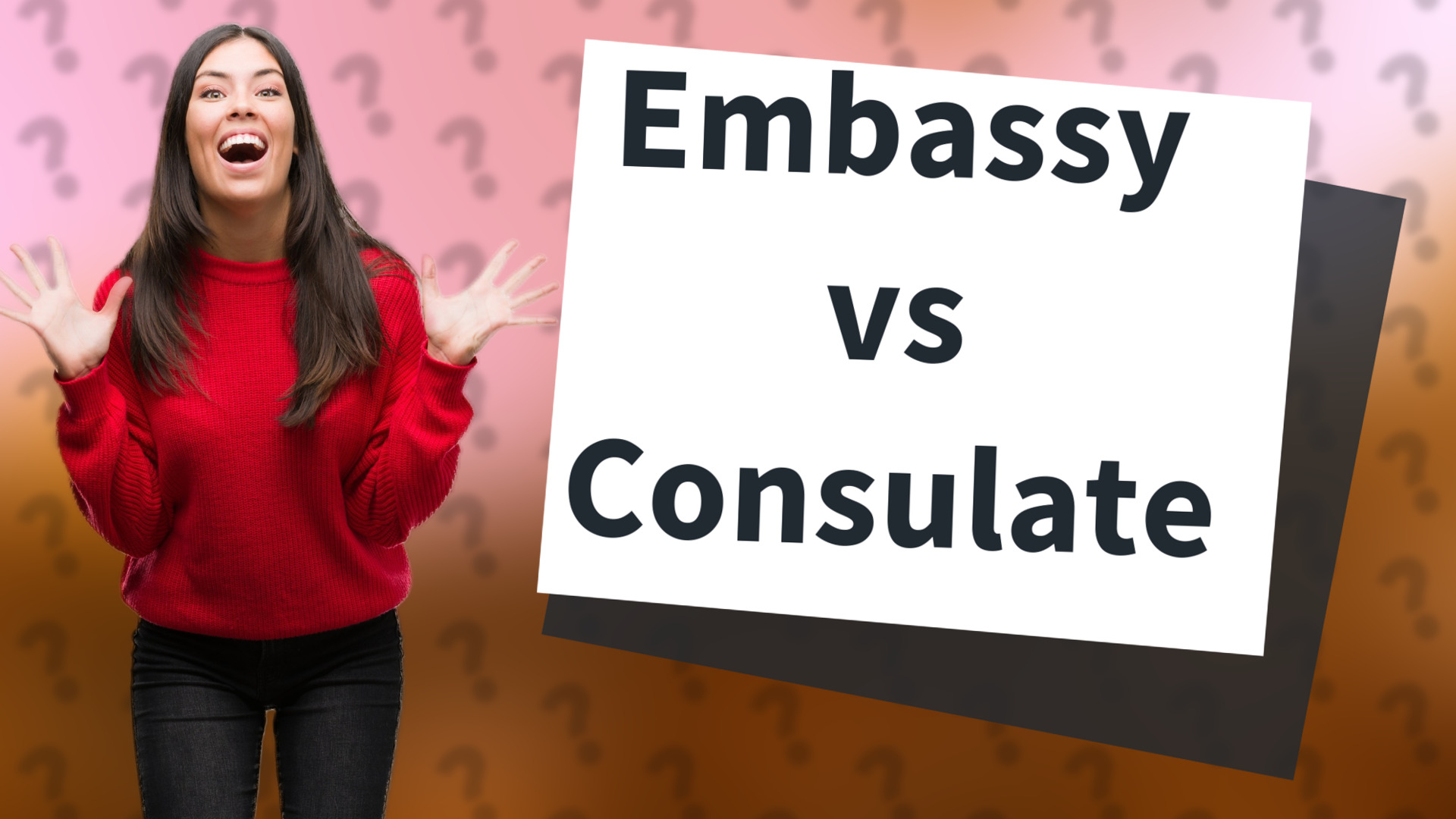 Embassy vs Consulate