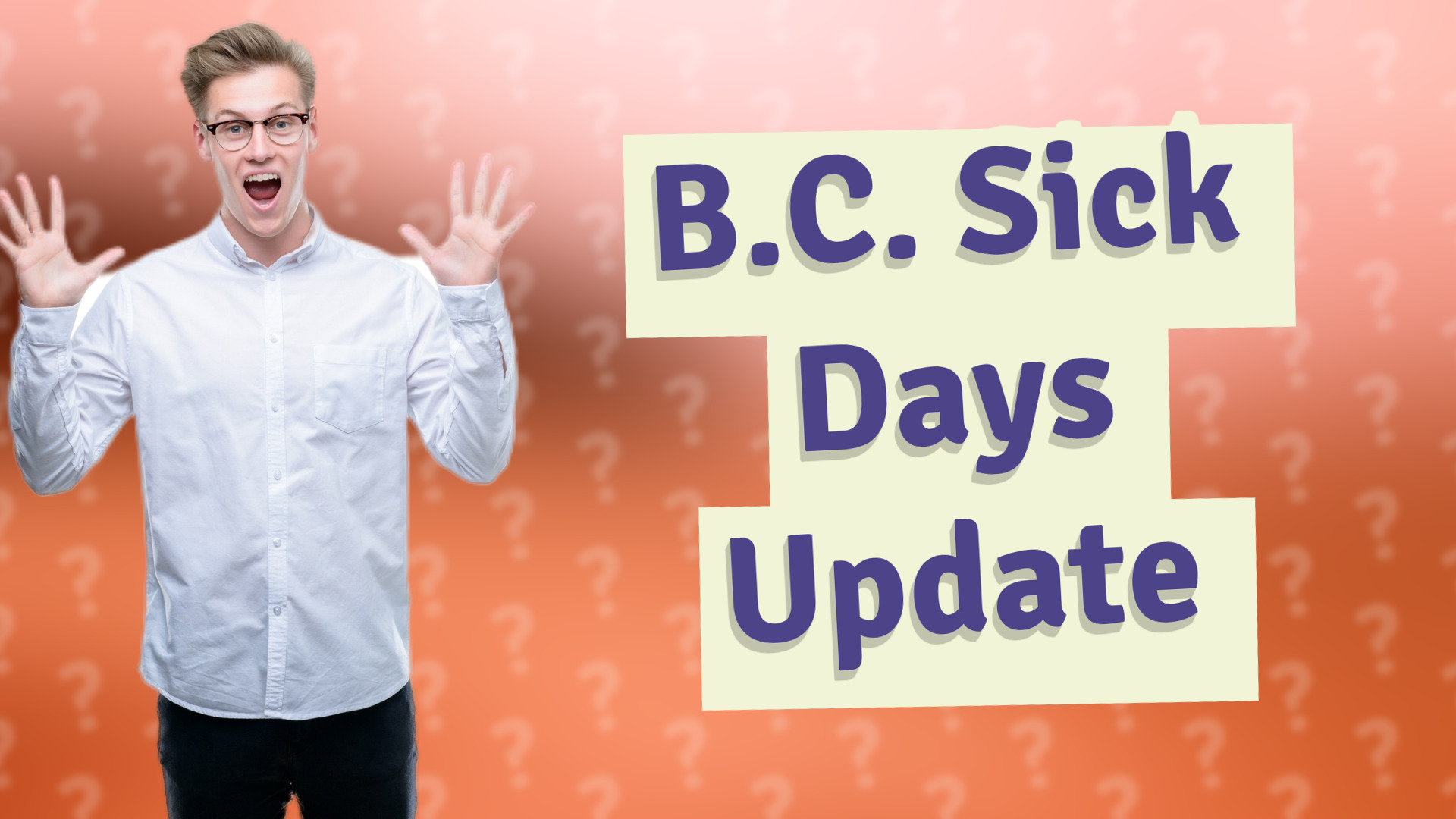 B.C. Sick Days Update