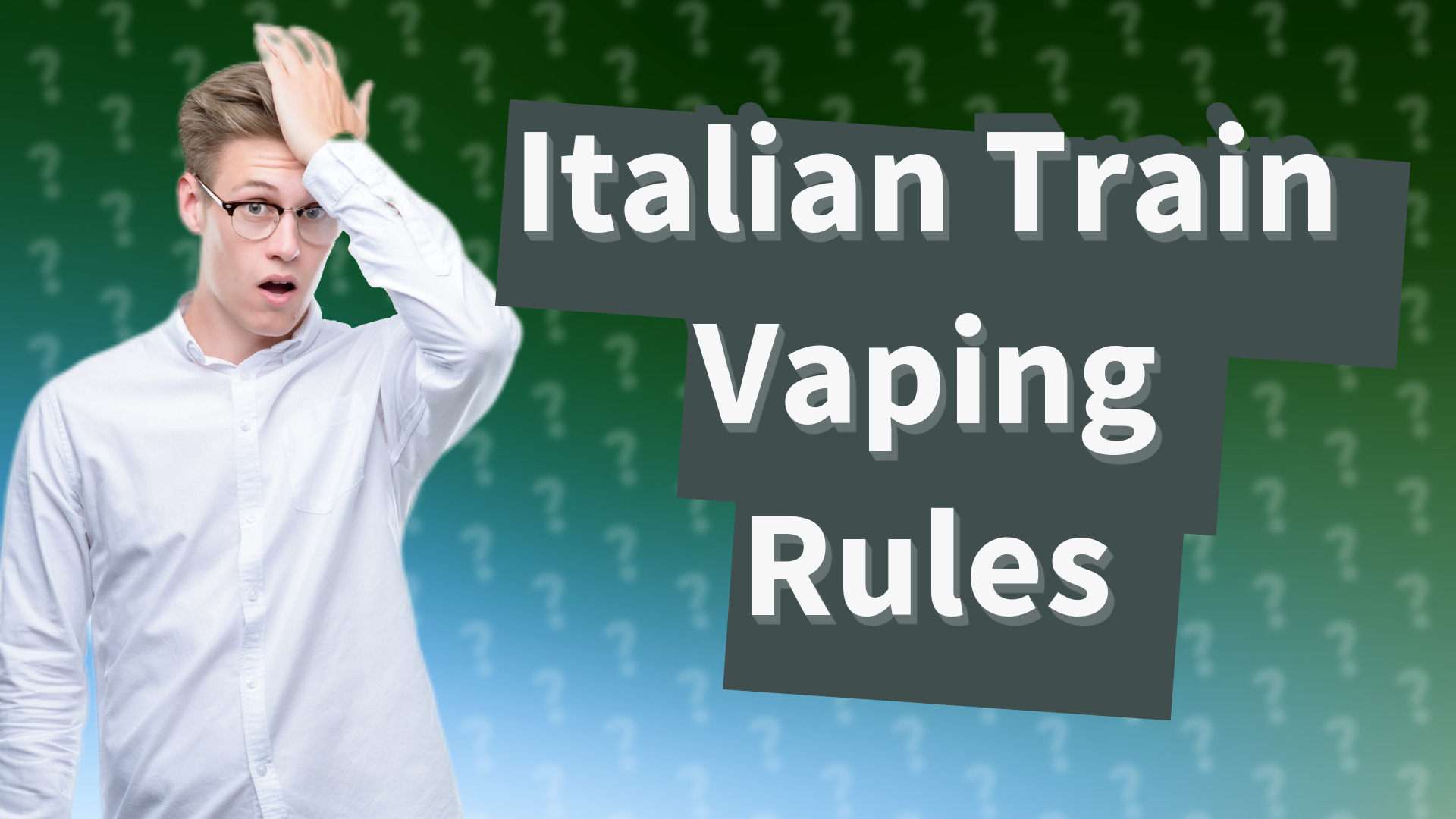 Italian Train Vaping Rules