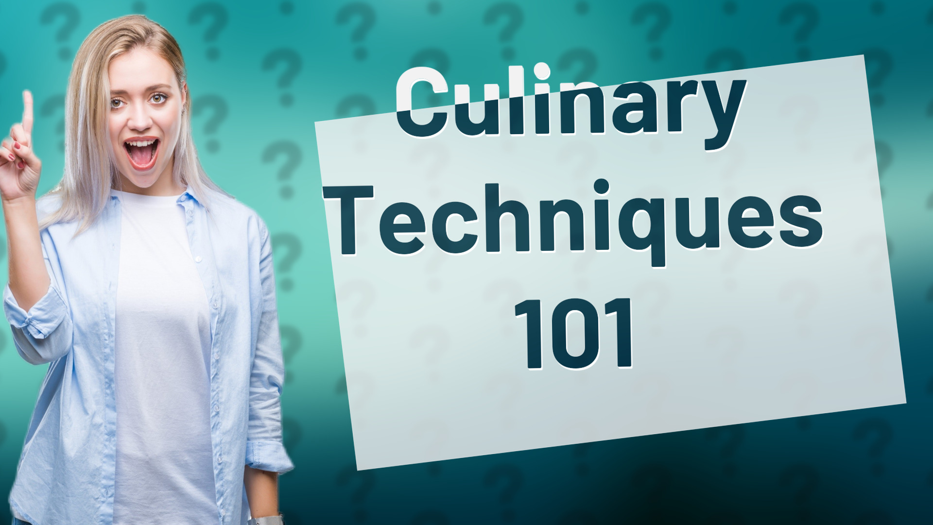 Culinary Techniques 101