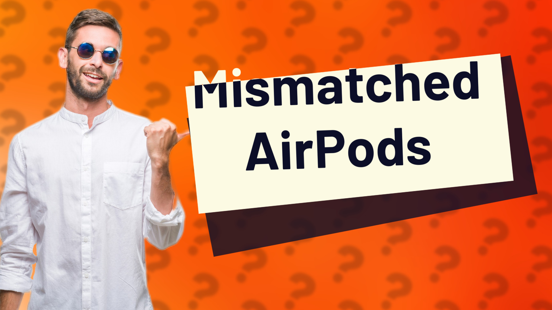 Mismatched AirPods