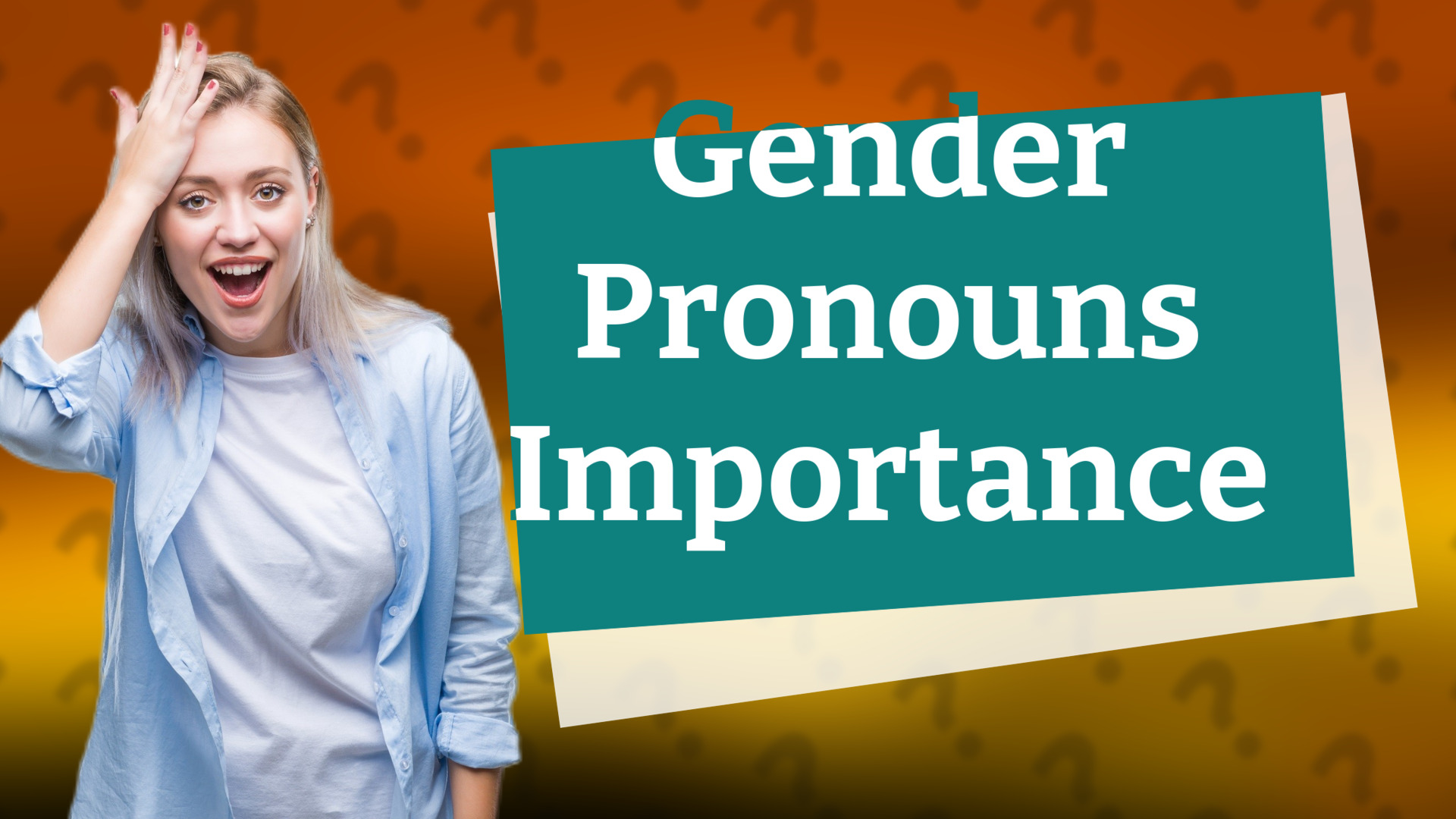 Gender Pronouns Importance