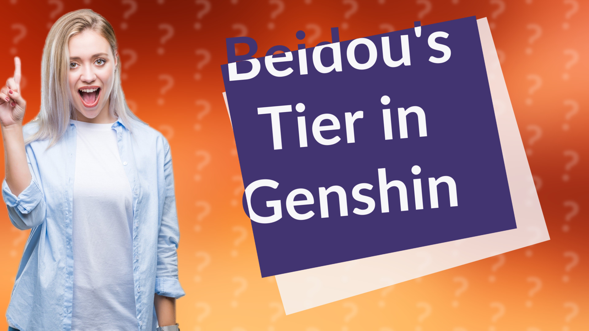Beidou's Tier in Genshin