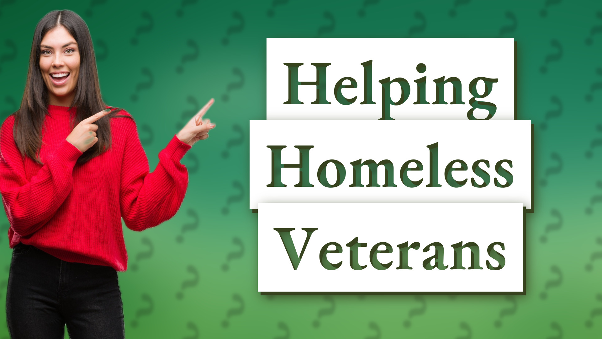 Helping Homeless Veterans