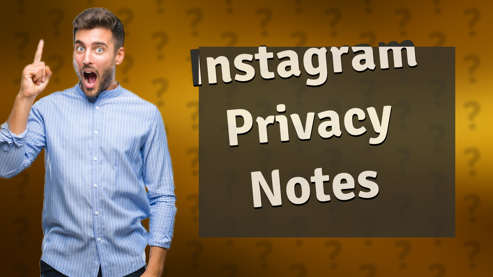 Instagram Privacy Notes