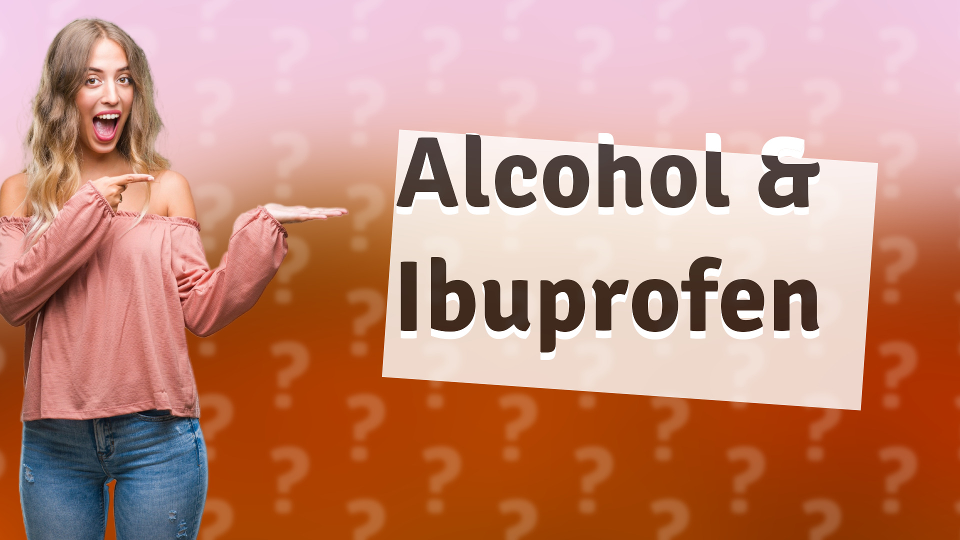 Alcohol & Ibuprofen