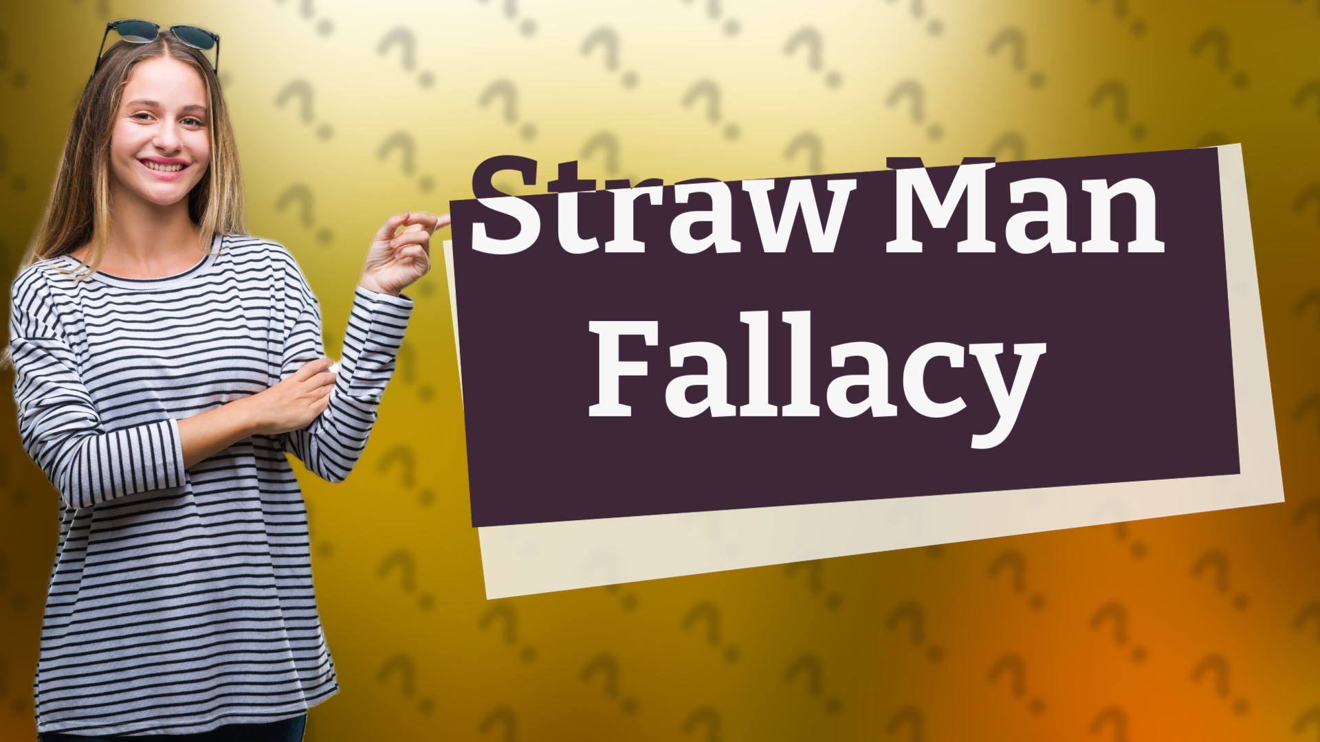 Straw Man Fallacy