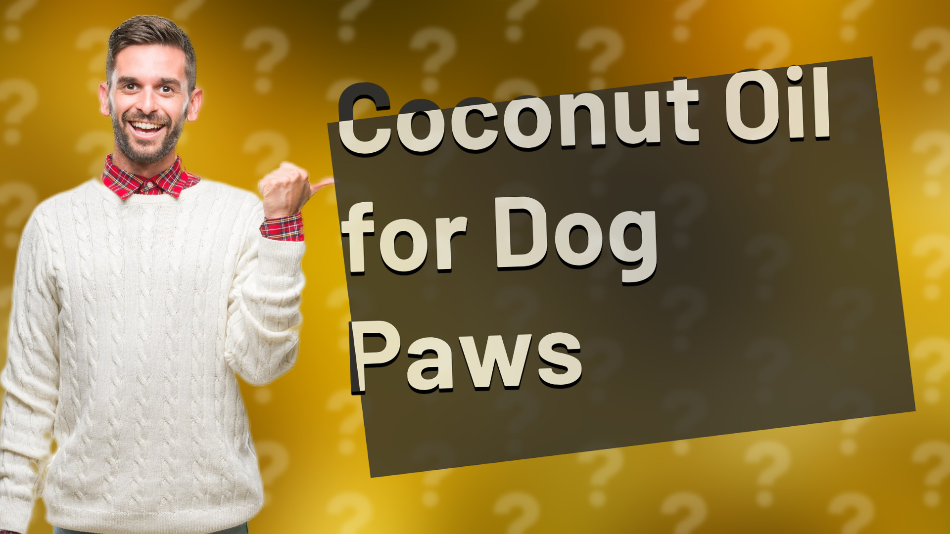 Coconut Oil for Dog Paws