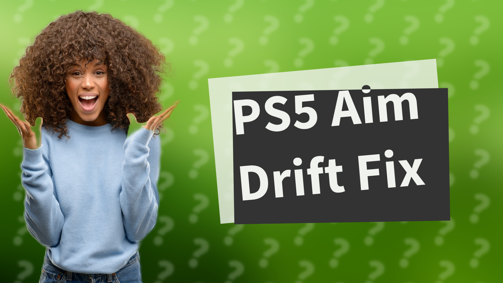 PS5 Aim Drift Fix