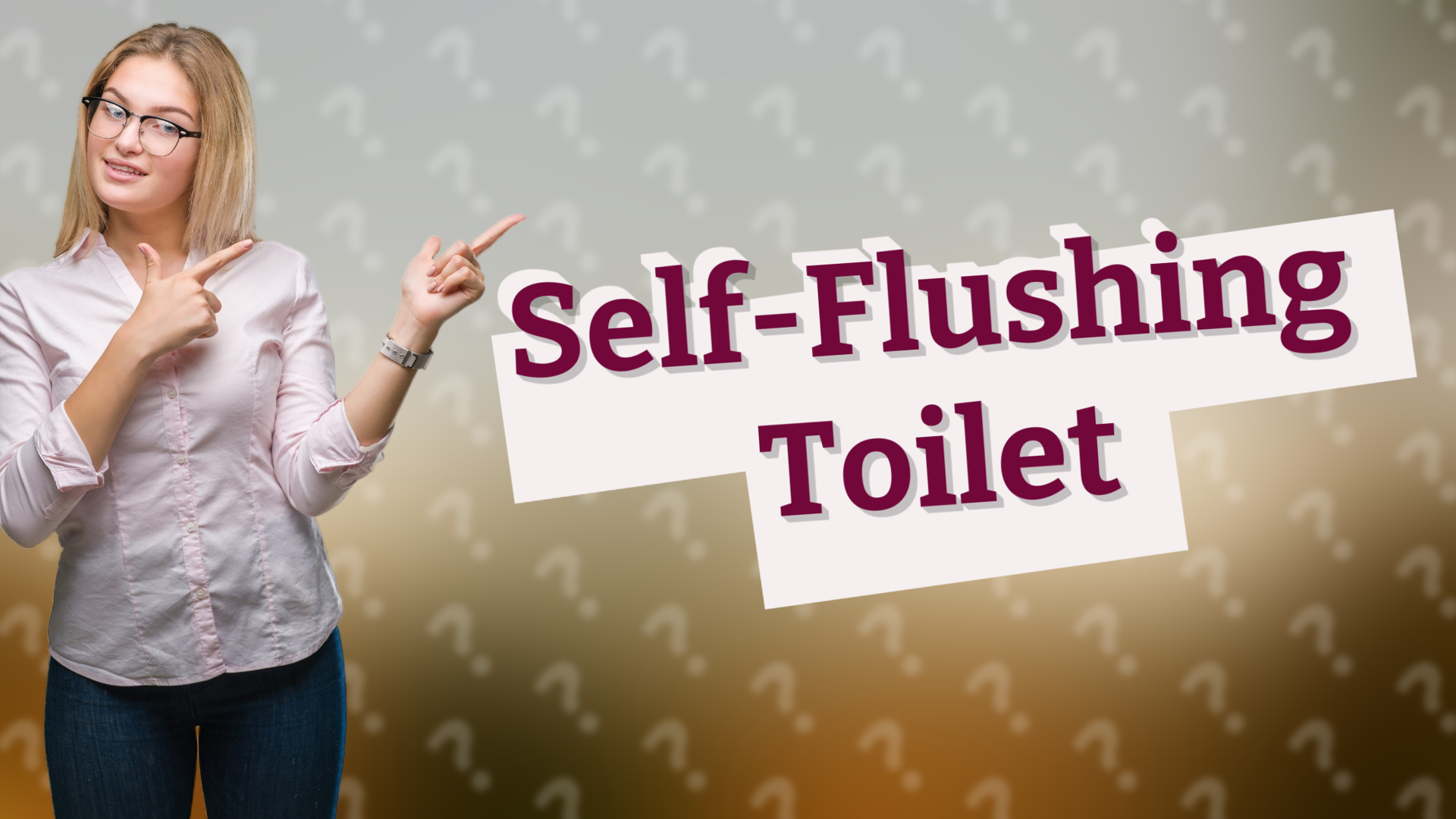 Self-Flushing Toilet