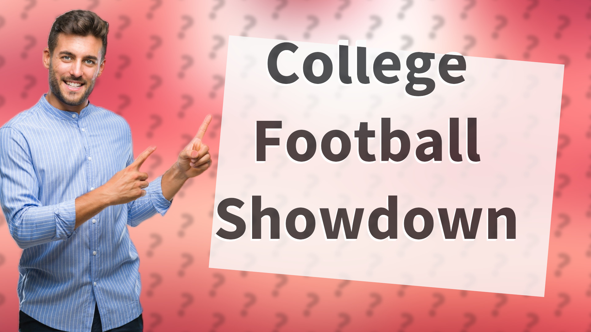 College Football Showdown