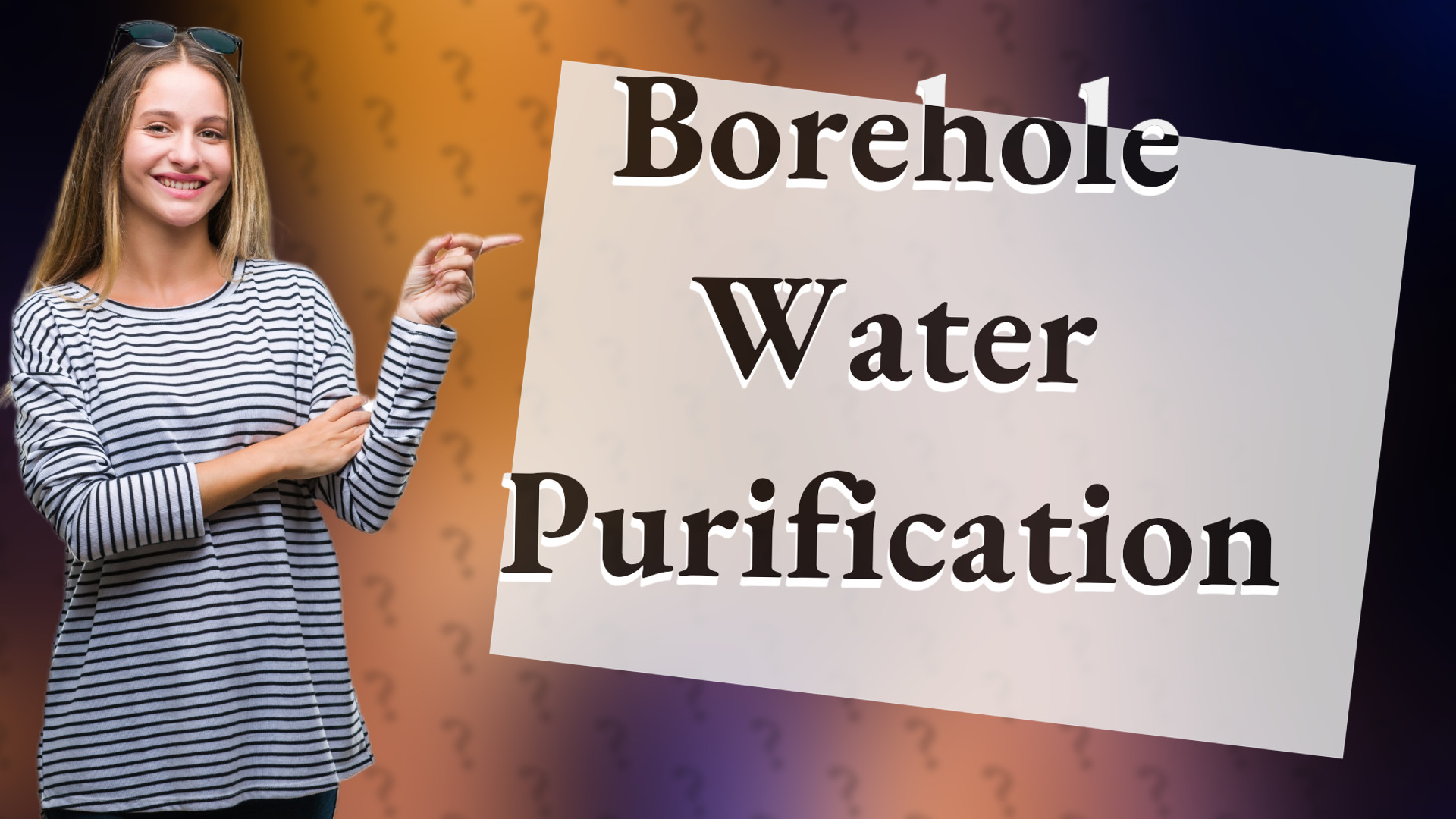 Borehole Water Purification