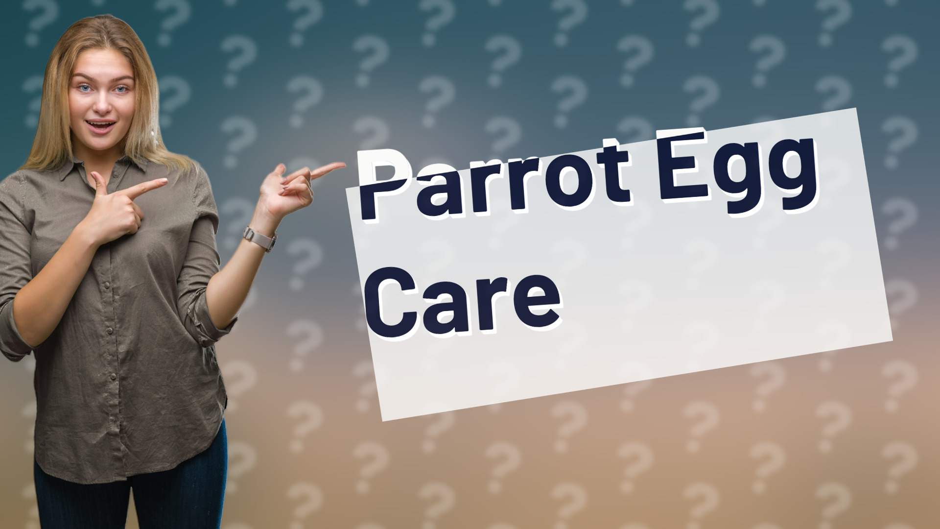 Parrot Egg Care