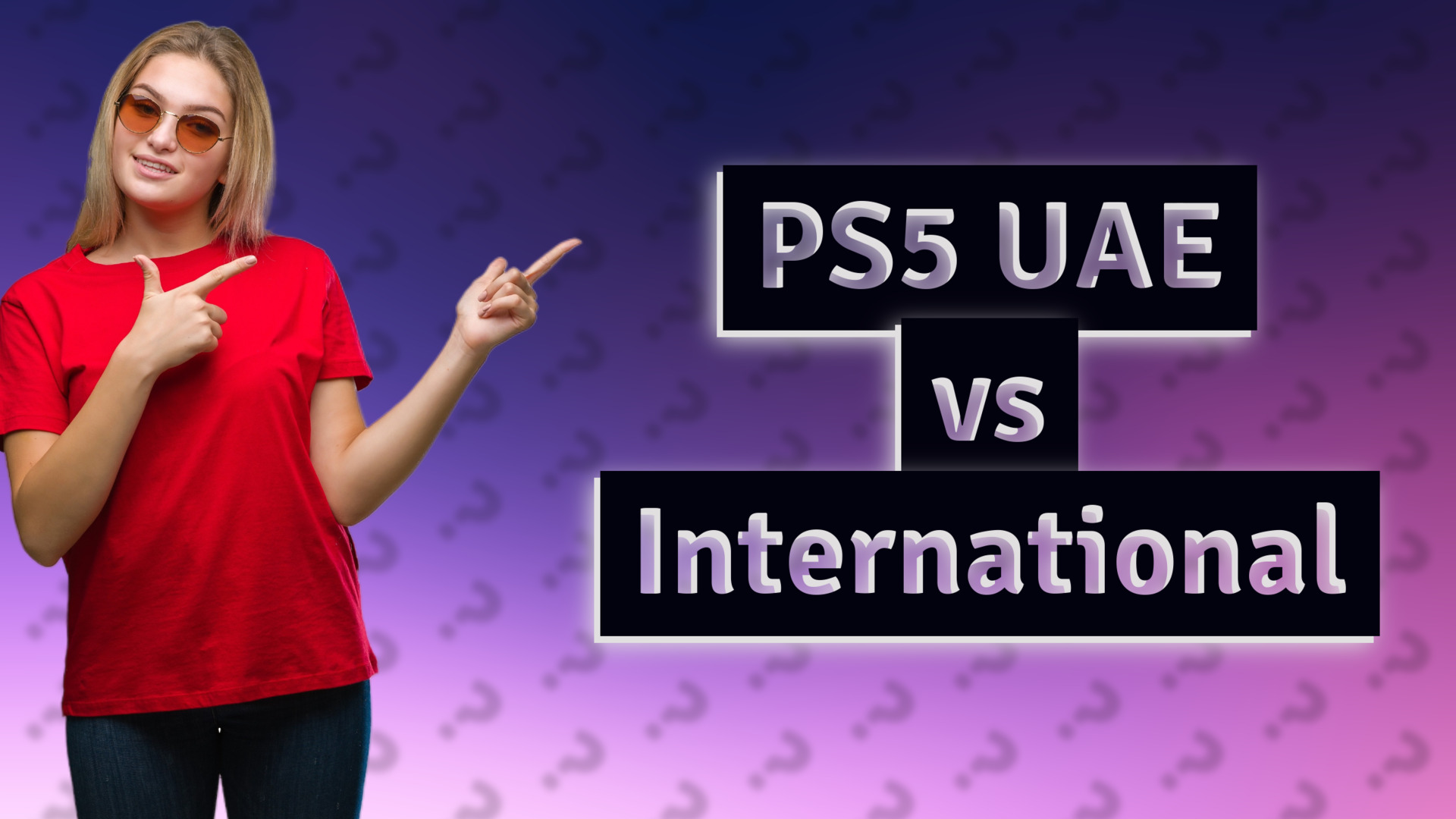 PS5 UAE vs International