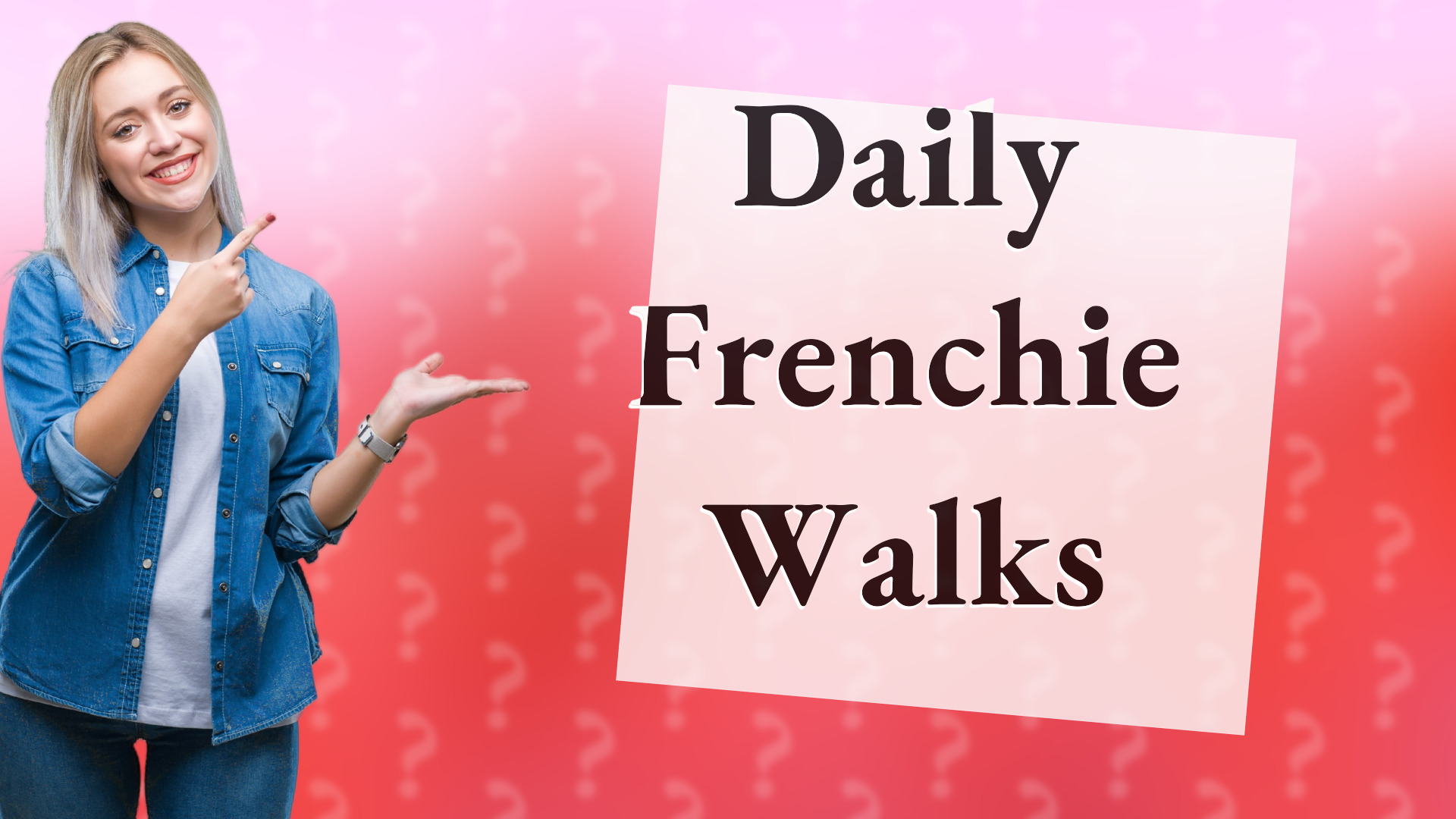 Daily Frenchie Walks