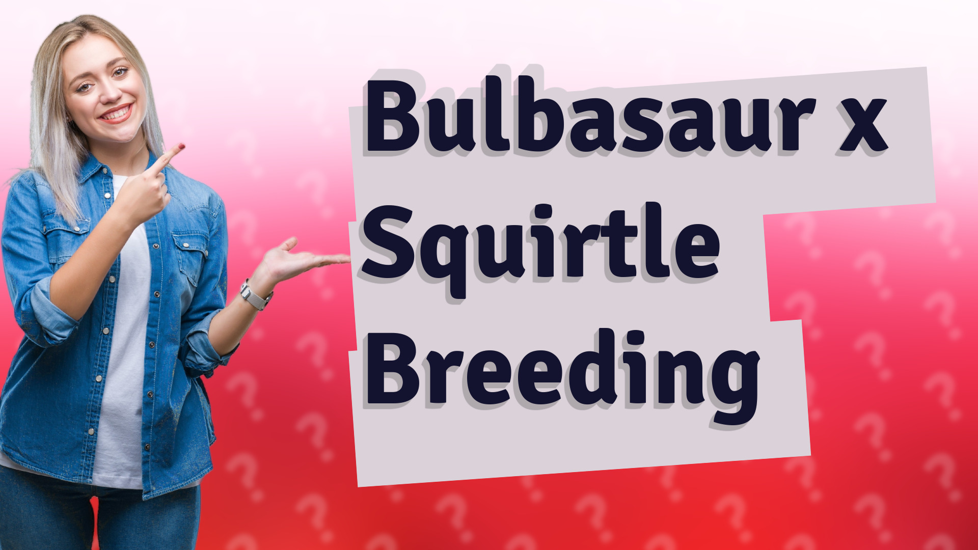 Bulbasaur x Squirtle Breeding