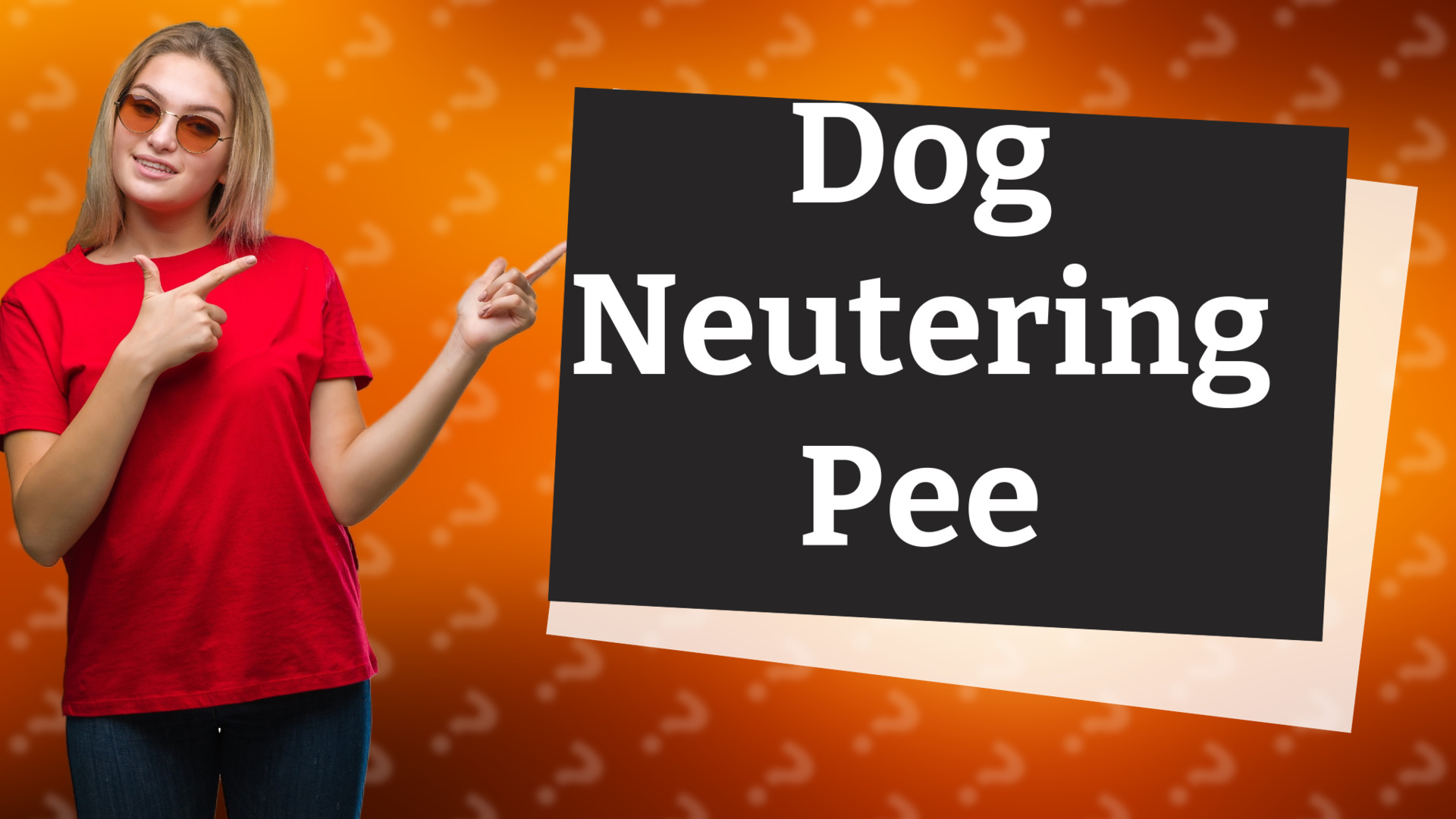 Dog Neutering Pee