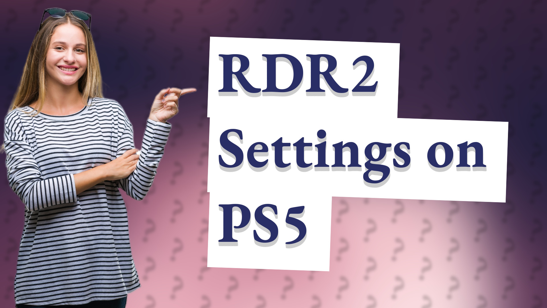 RDR2 Settings on PS5