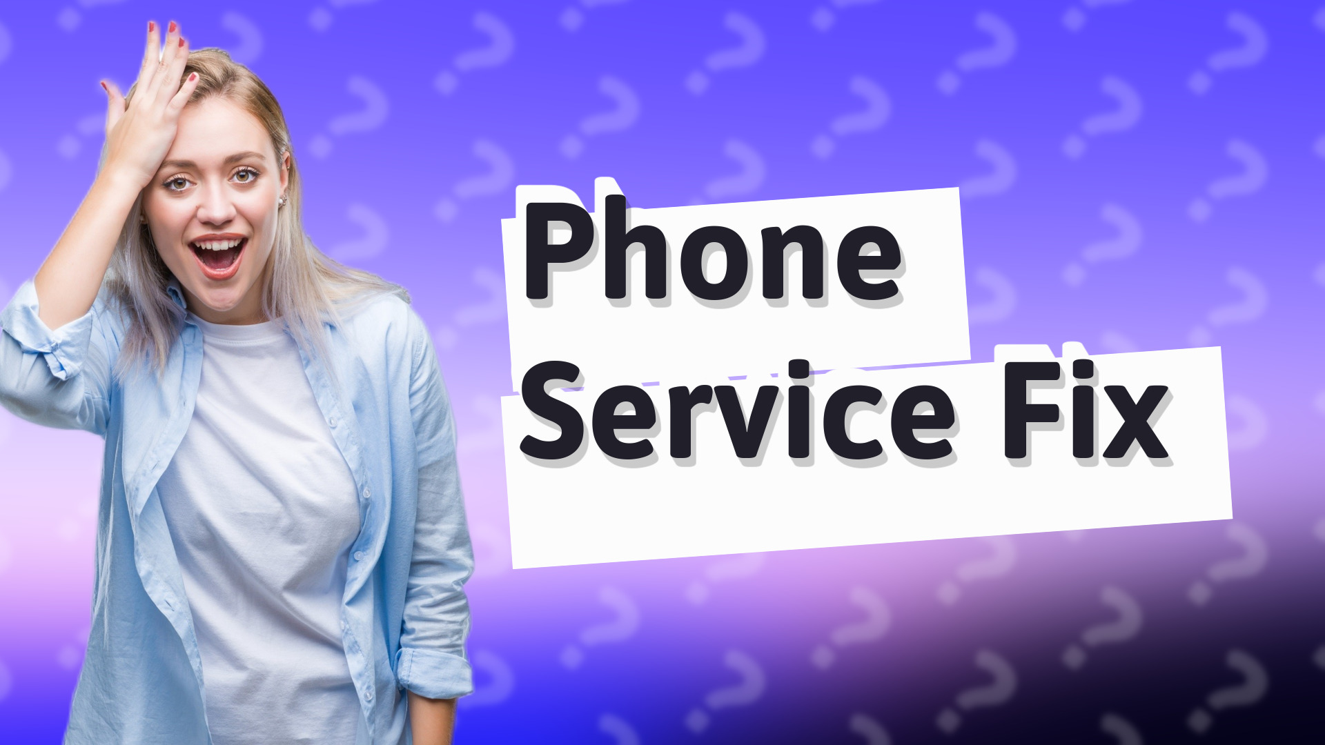 Phone Service Fix
