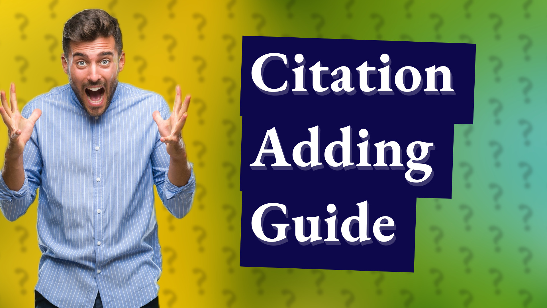 Citation Adding Guide