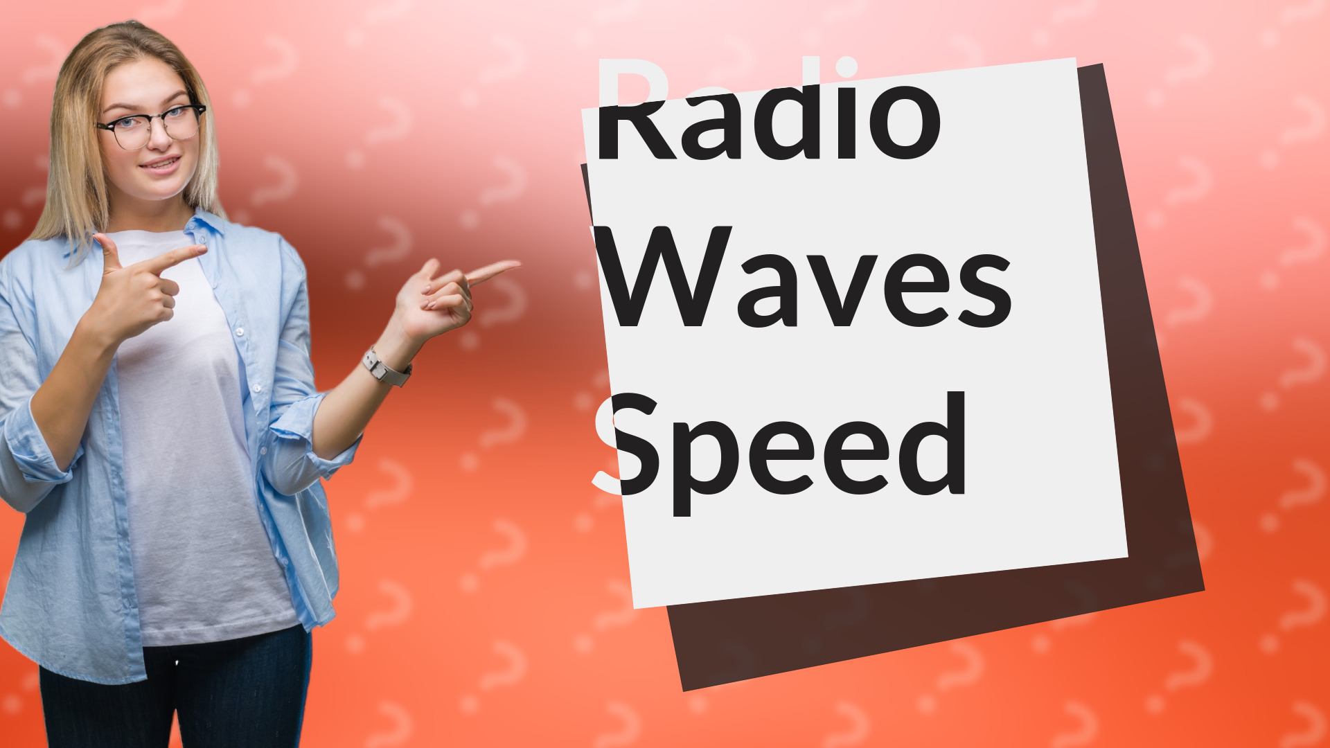 Radio Waves Speed