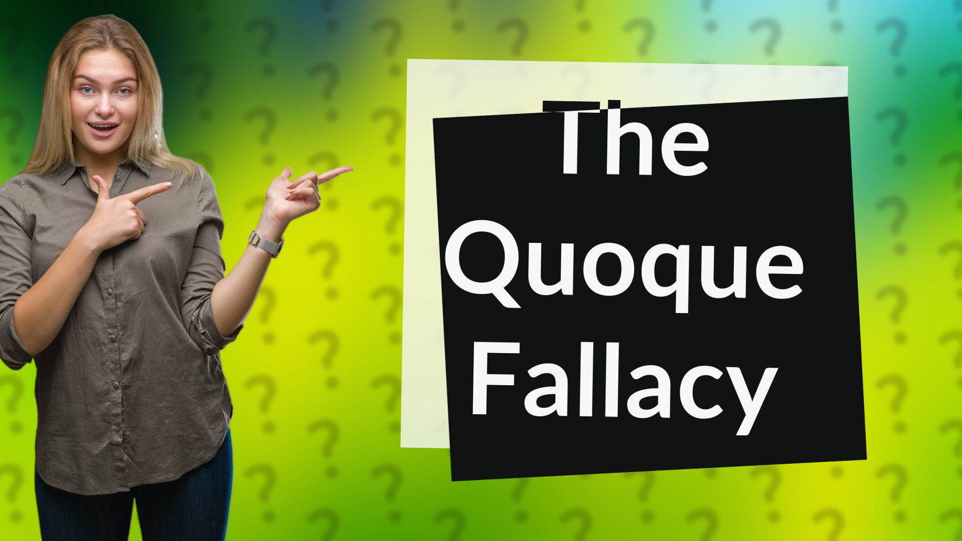 The Quoque Fallacy