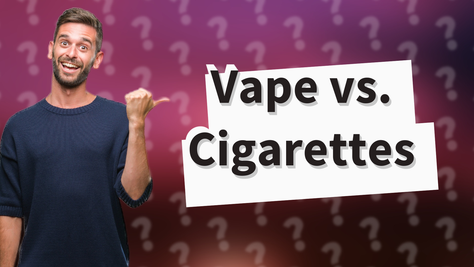 Vape vs. Cigarettes