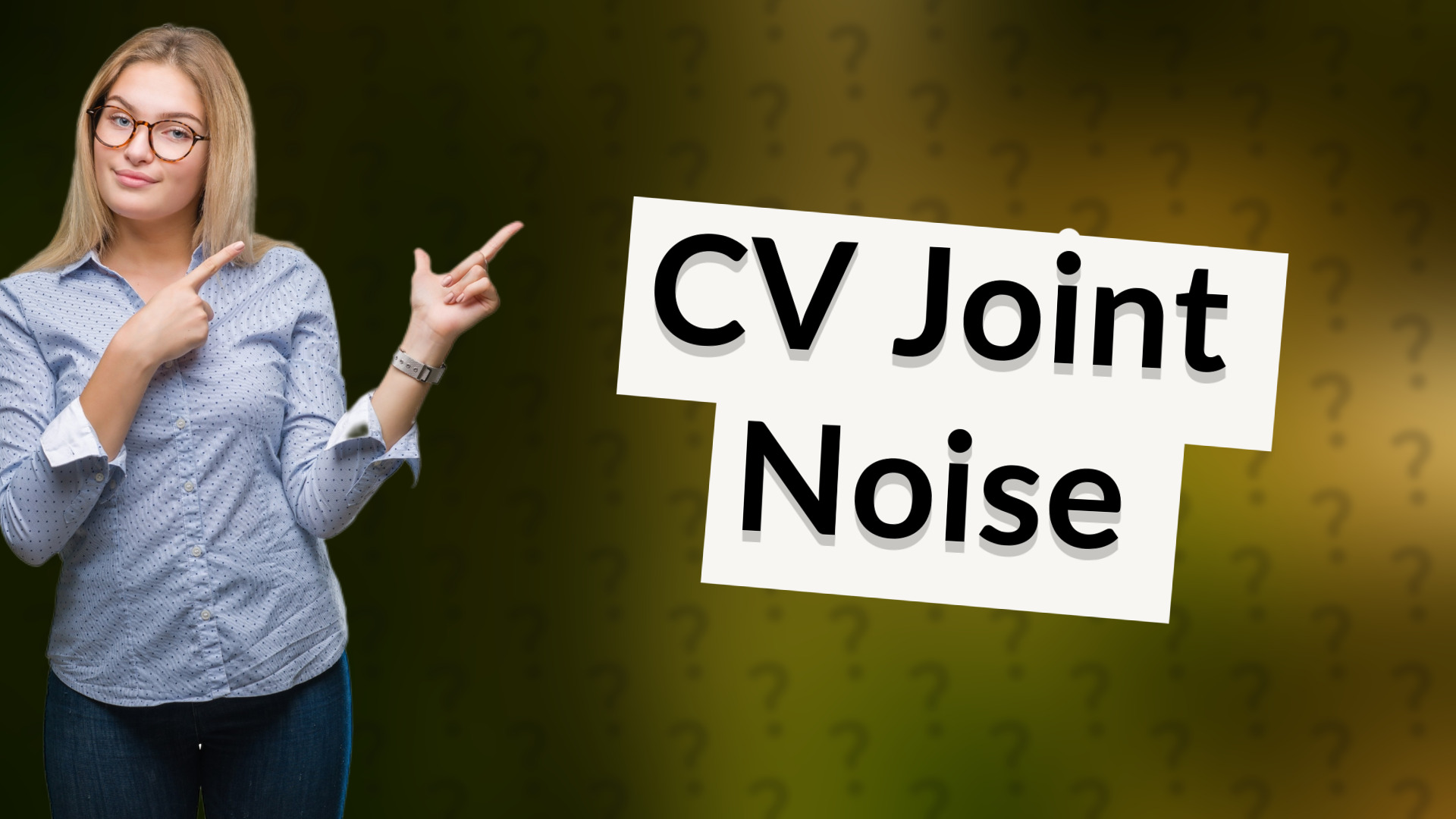 CV Joint Noise