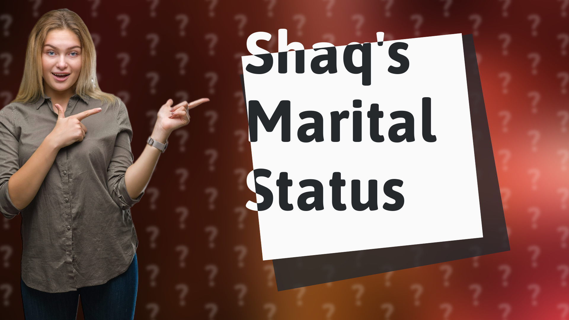 Shaq's Marital Status