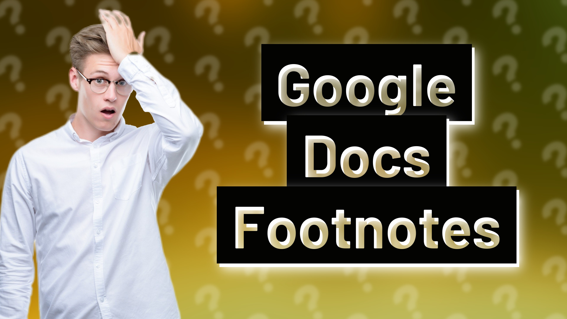 Google Docs Footnotes