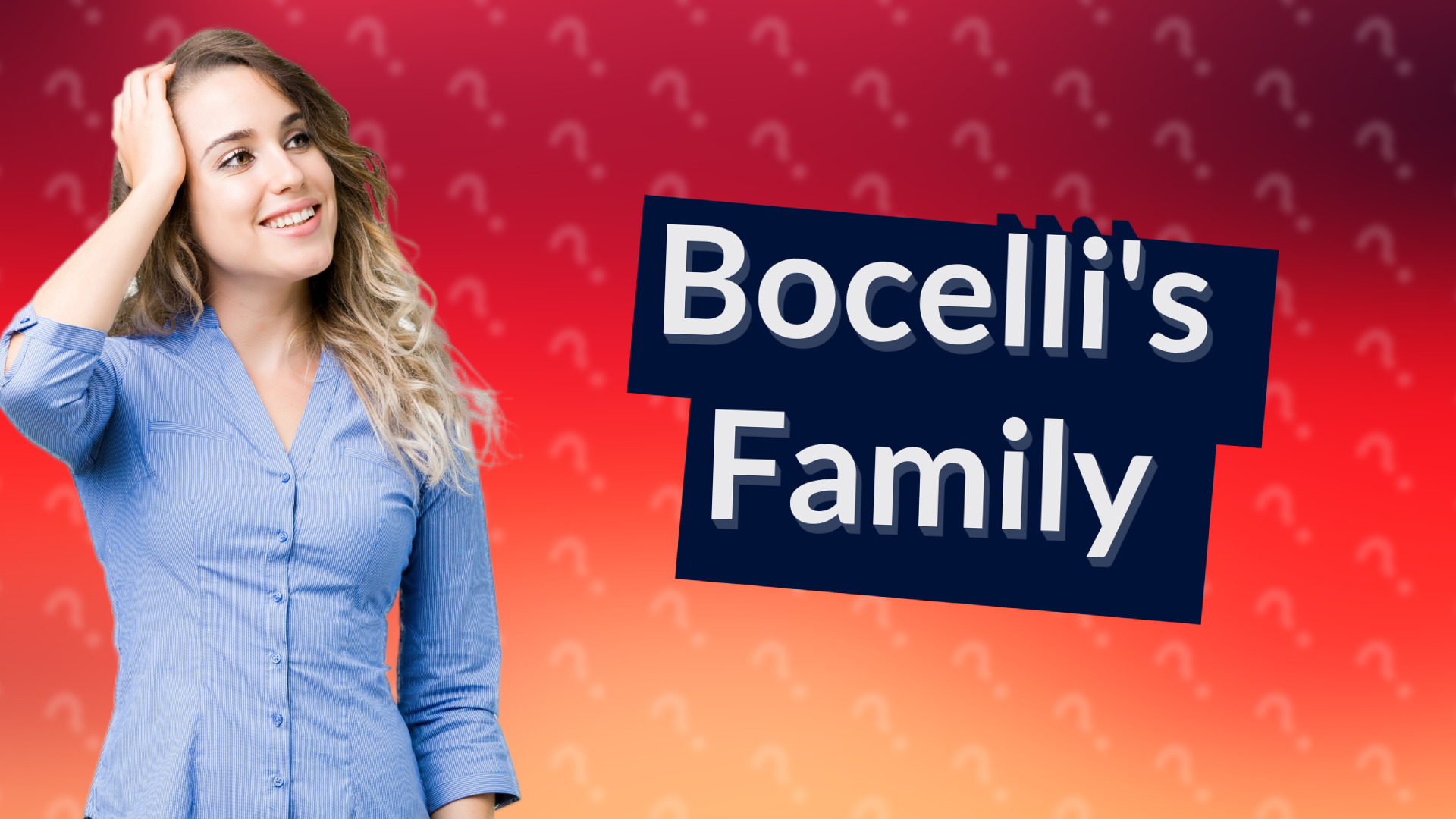 Bocelli's Family
