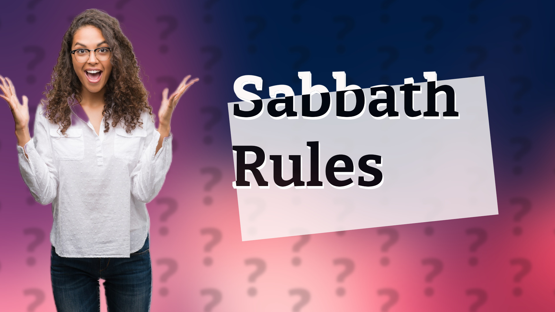 Sabbath Rules