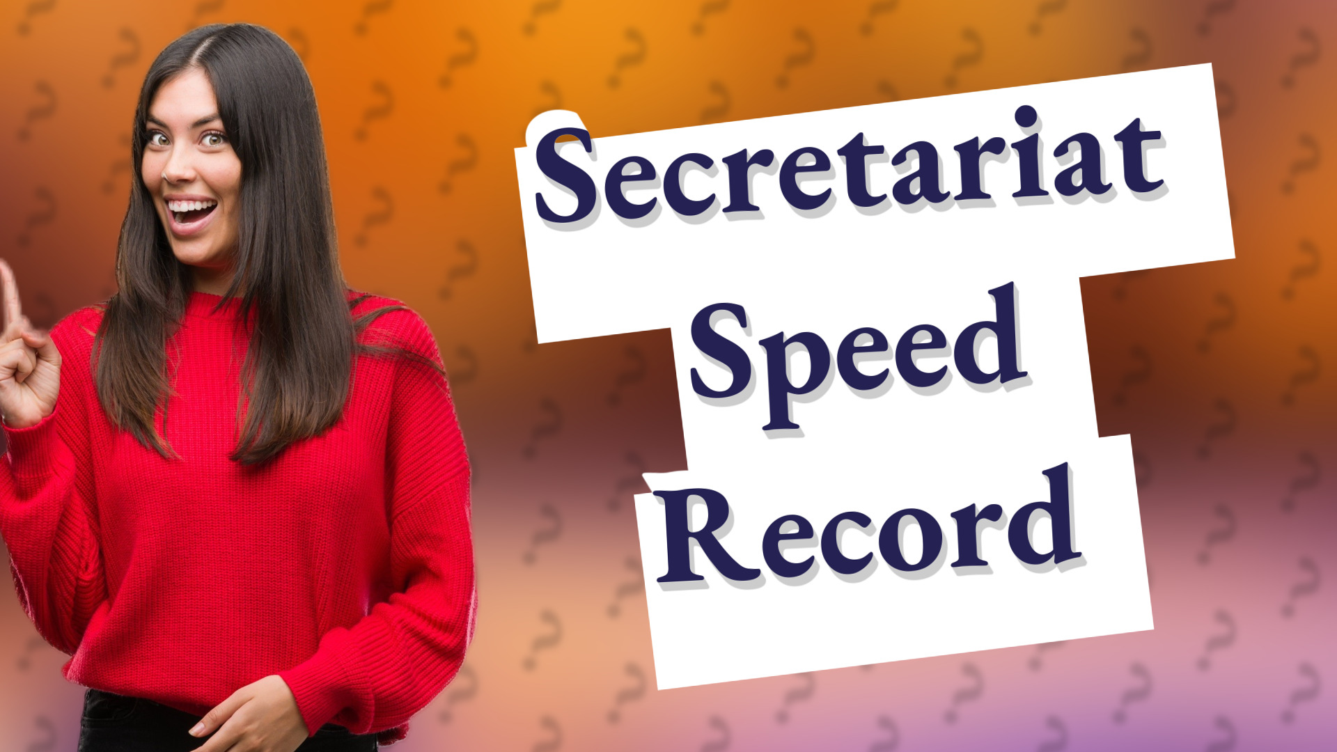 Secretariat Speed Record