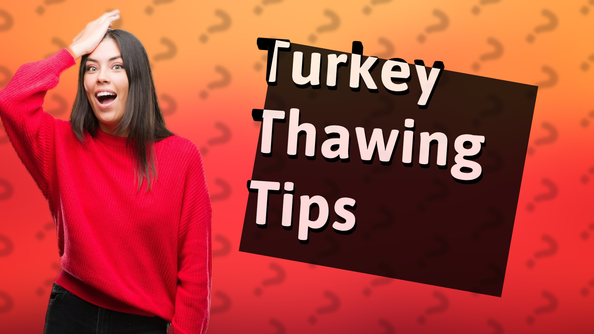 Turkey Thawing Tips