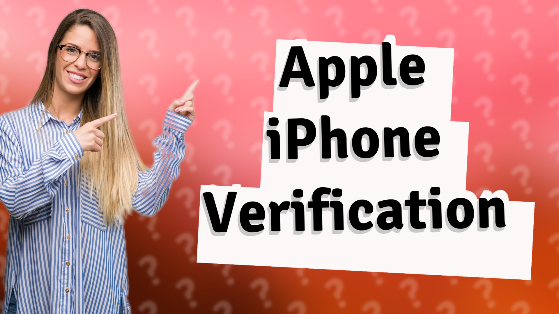 Apple iPhone Verification