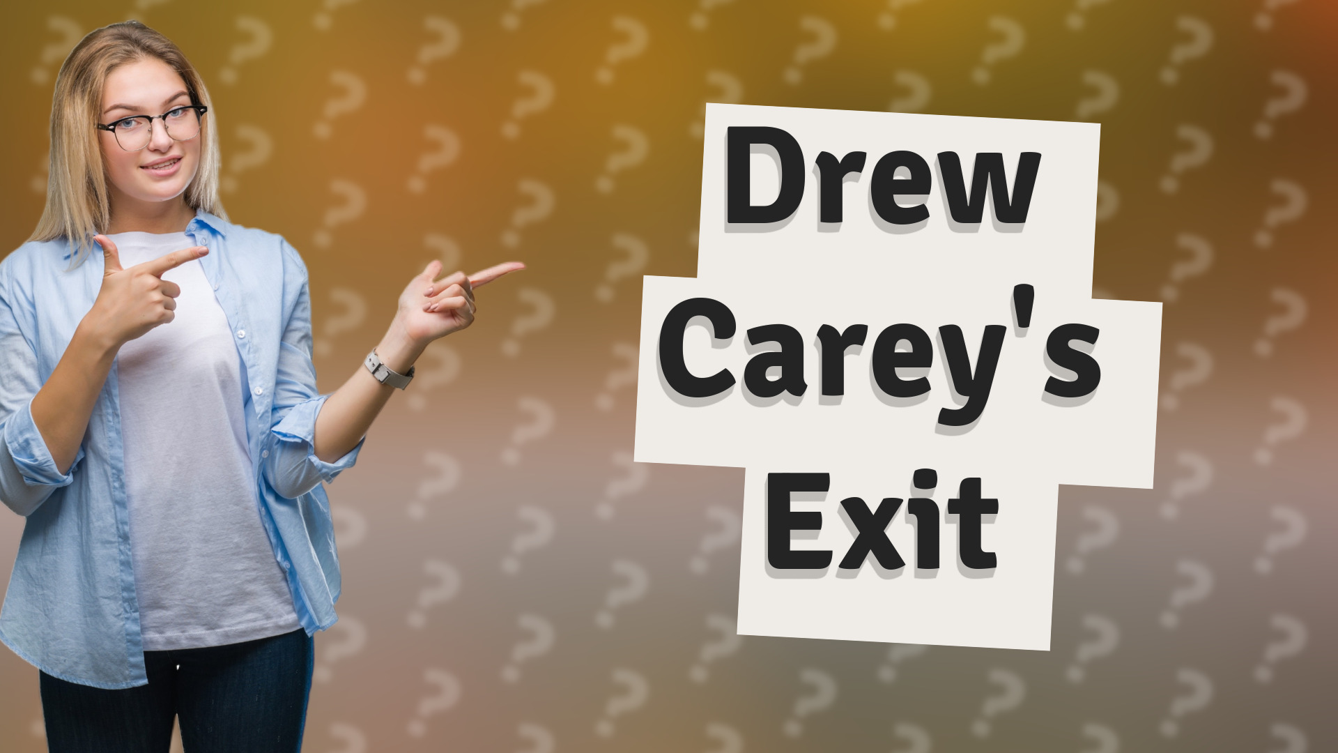 Drew Carey's Exit
