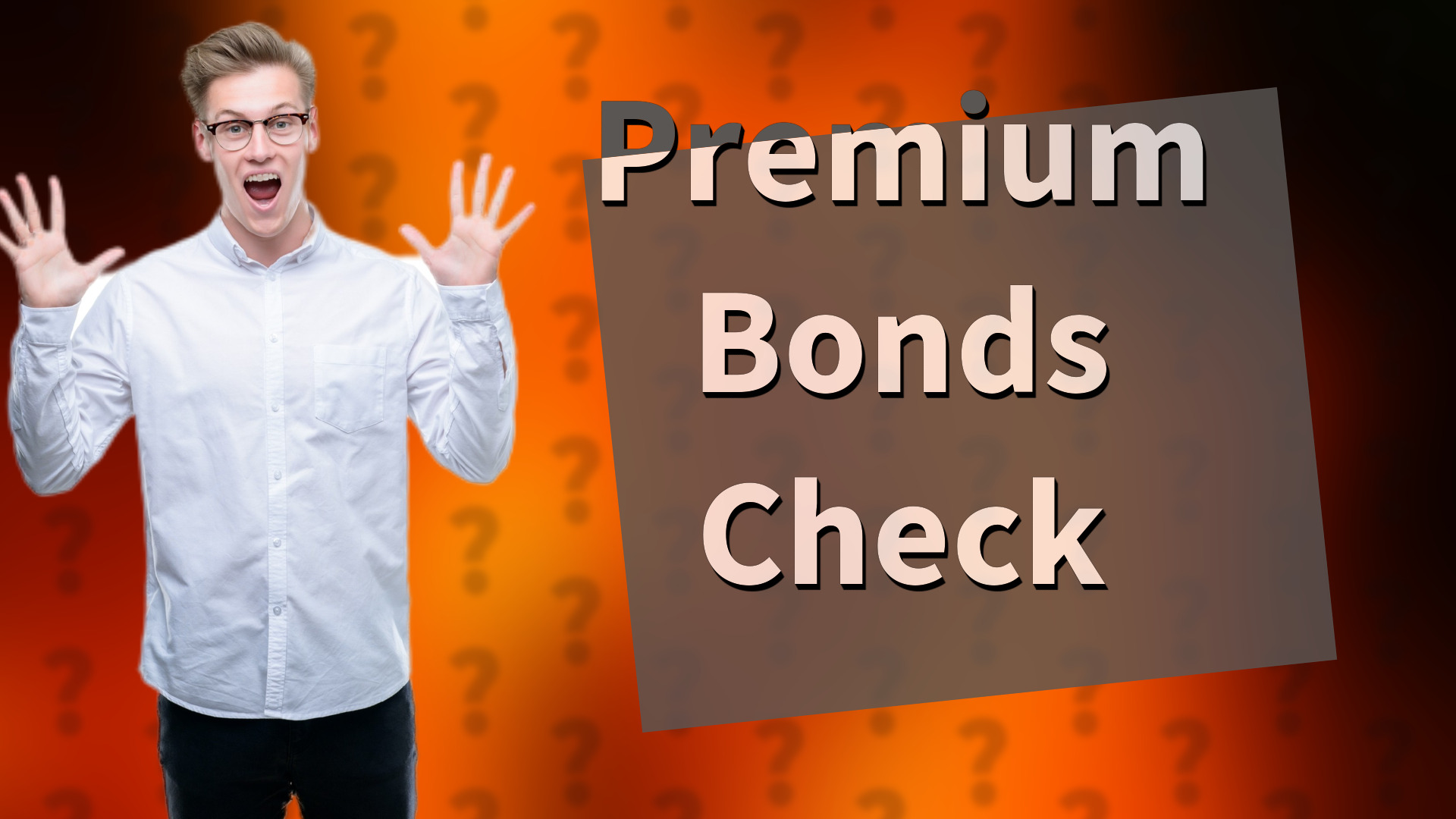 Premium Bonds Check