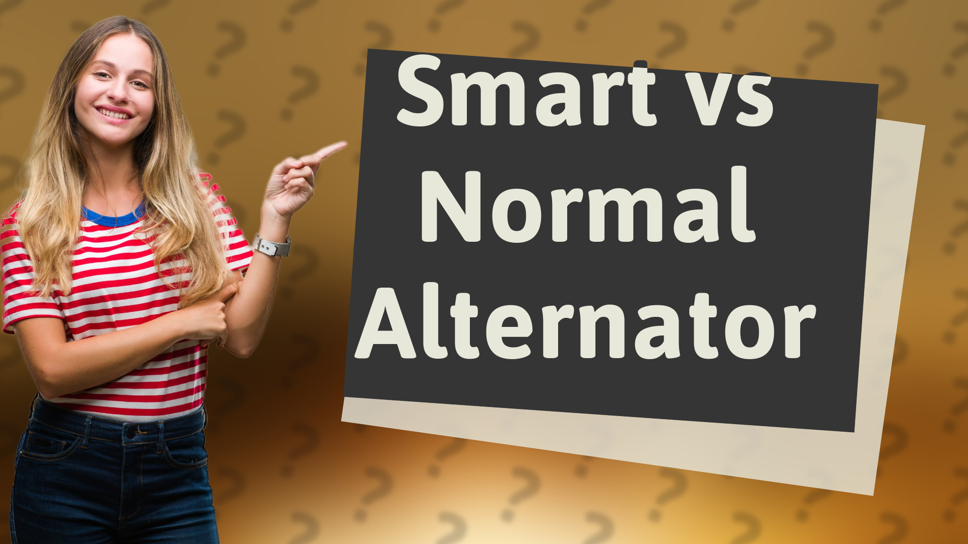 Smart vs Normal Alternator