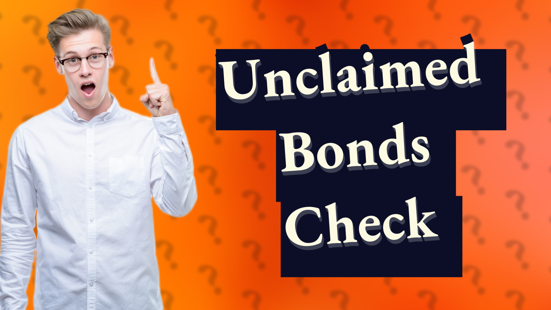Unclaimed Bonds Check