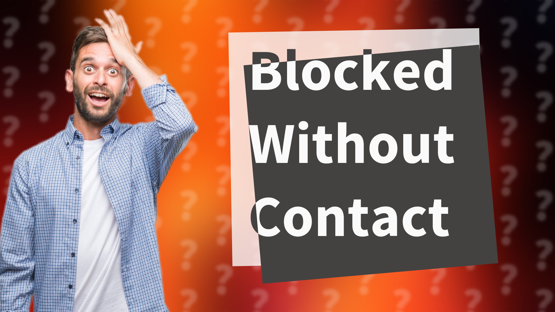 Blocked Without Contact